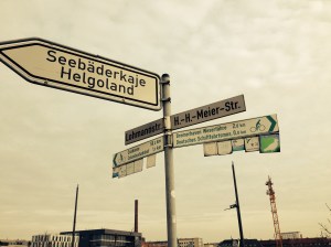 Beschilderung Havenwelt Bremerhaven