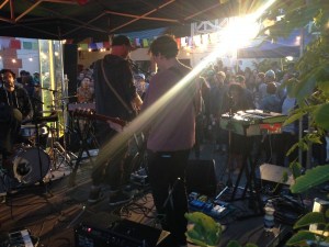 Aloa Input beim Oben Air Festival 2015 / ©Campingkorrespondent