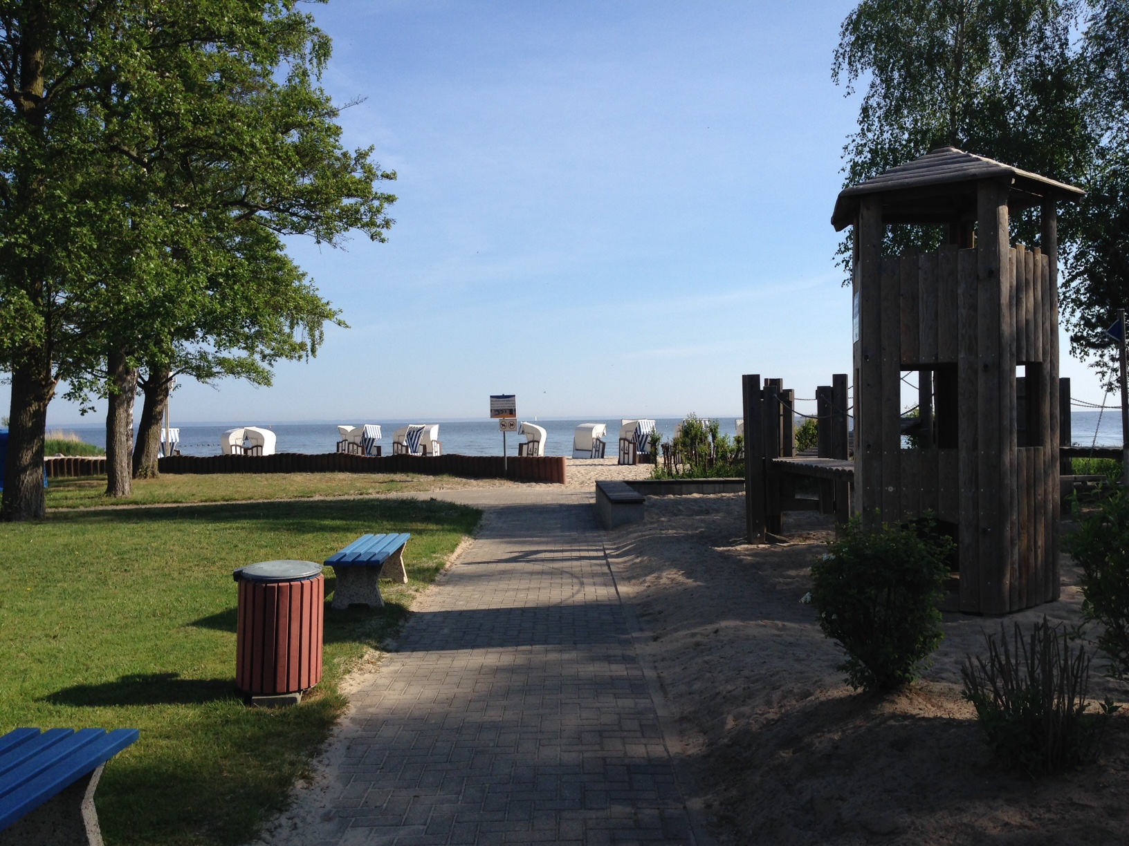 Stellplatz Mönkebude, Stettiner Haff / © Campingkorrespondent