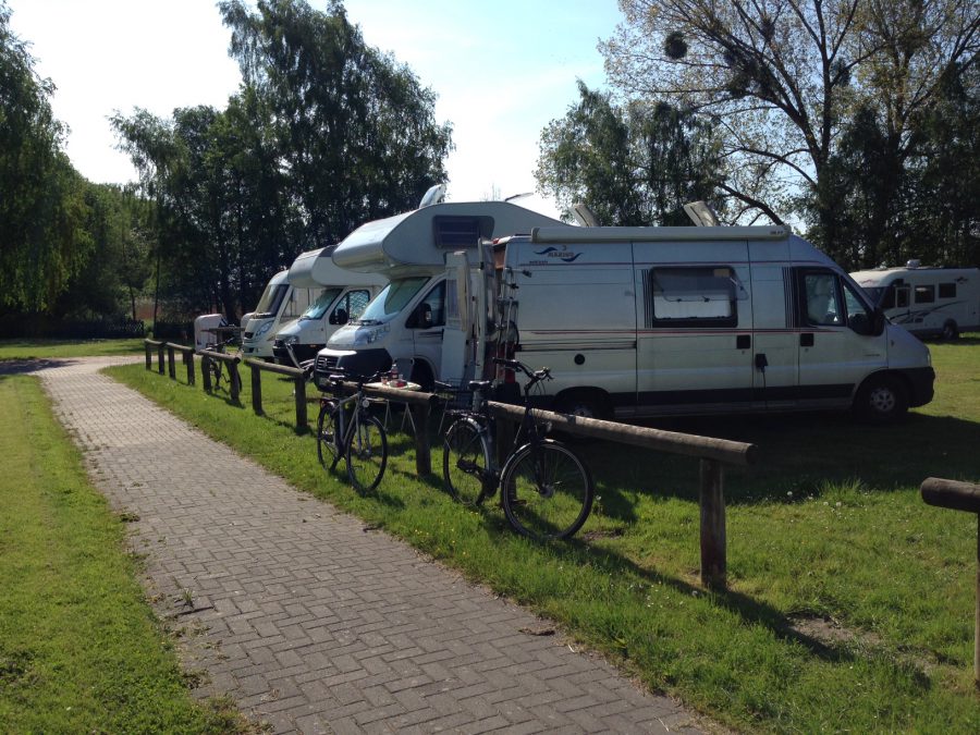 Stellplatz Mönkebude, Stettiner Haff / © Campingkorrespondent
